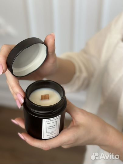 Ароматическая свеча ручной работы