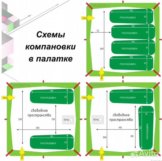 Палатка четырехместная лотос Кубозонт 4у