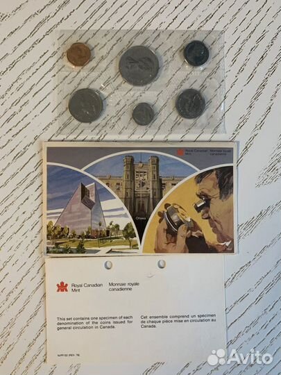 Набор монет Канада 1979 год