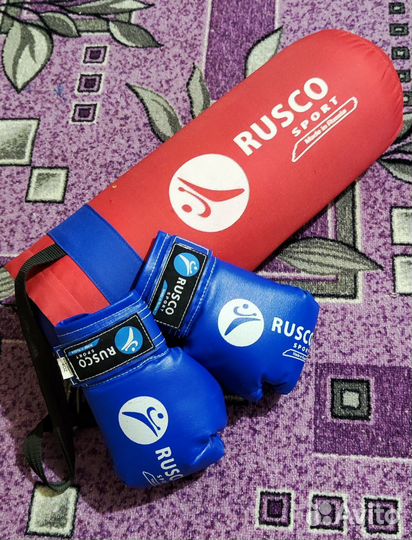 Боксерские перчатки детские 6 oz+ груша