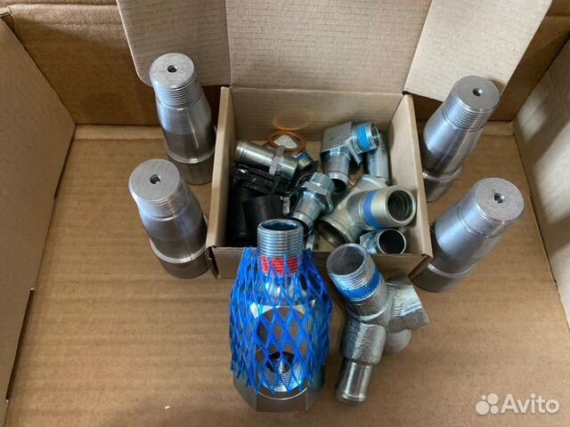 Пальцы рабочего оборудования + фитинги для насоса