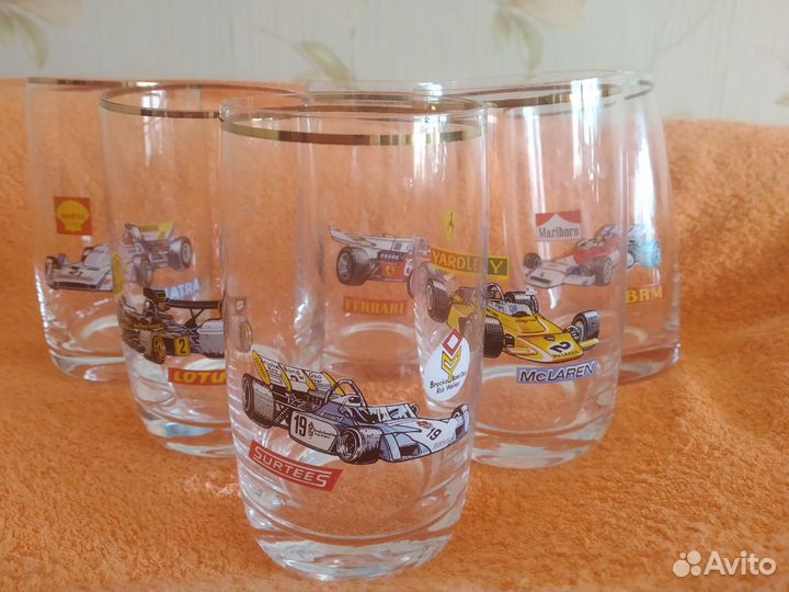 Стаканы чешское стекло раритет