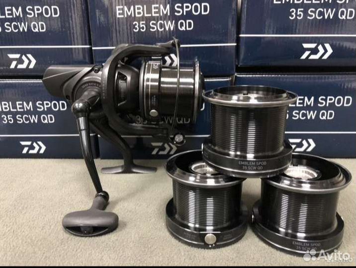 Сподовая катушка Daiwa Emblem spod 35 SCW QD