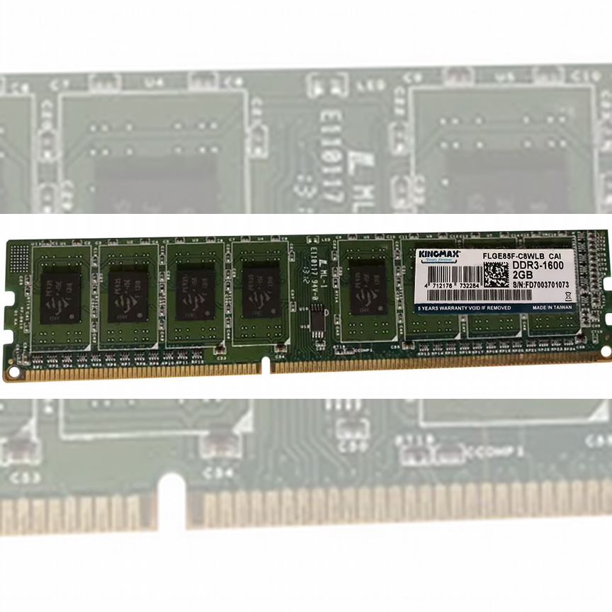 [FLGE85F-C8WLB] Оперативная Память Kingmax 2gb Flge85f-C8wlb