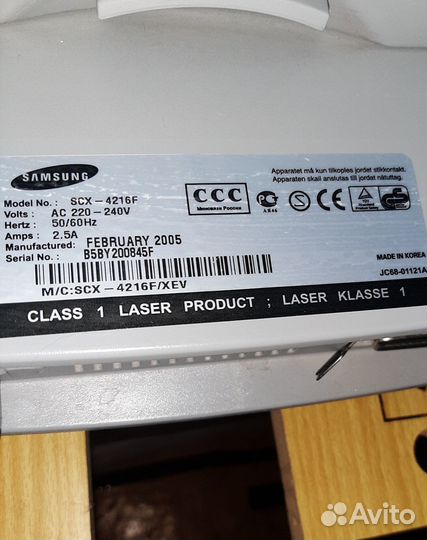Принтер Samsung SCX-4216F лазерный(нет доставки)