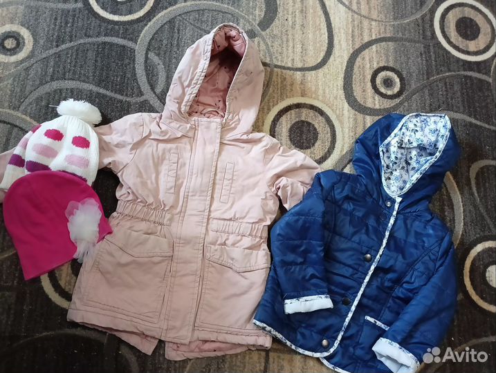 Парка и лёгкая курточка 98-104