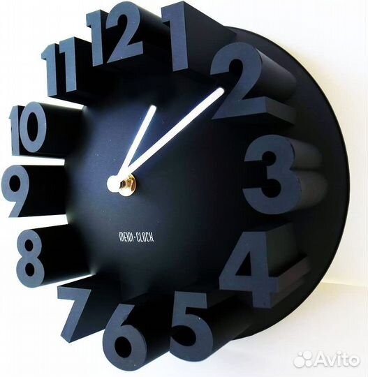 Часы meidi clock (black) настенные дизайнерские