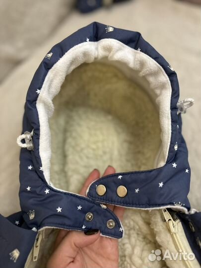 Зимний комбинезон для новорожденных