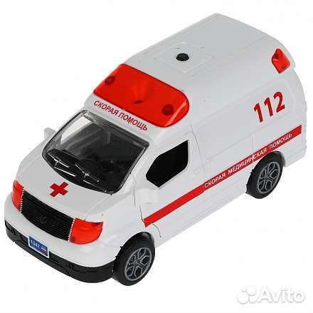 Модель Скорая помощь 12,5 см свет-звук