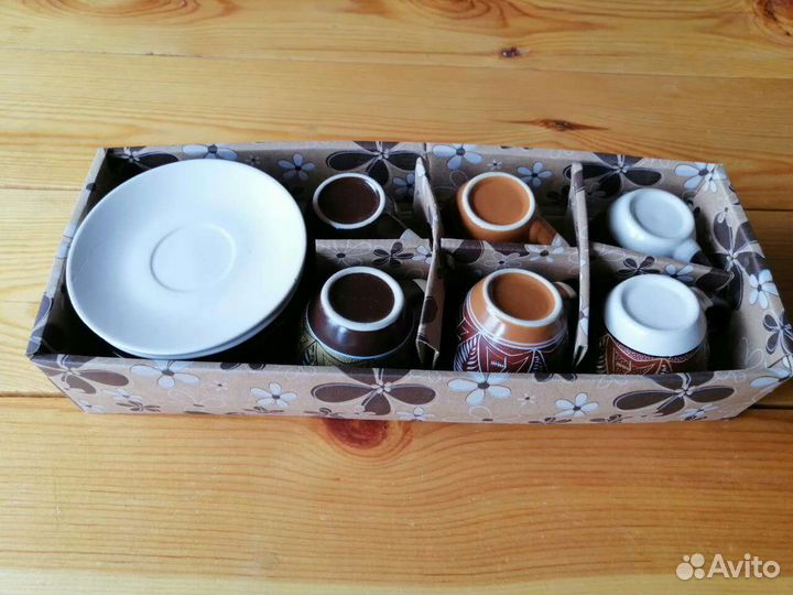 Кофейный набор 12 предметов керамика