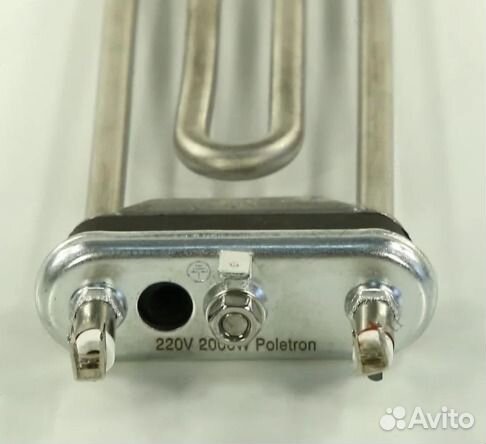 Тэн 2000W прямой отверстие дрт L235мм zanussi