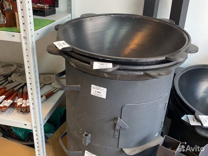 Казан чугунный узбекский 22 л
