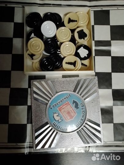 Сувенирные шашки-шахматы