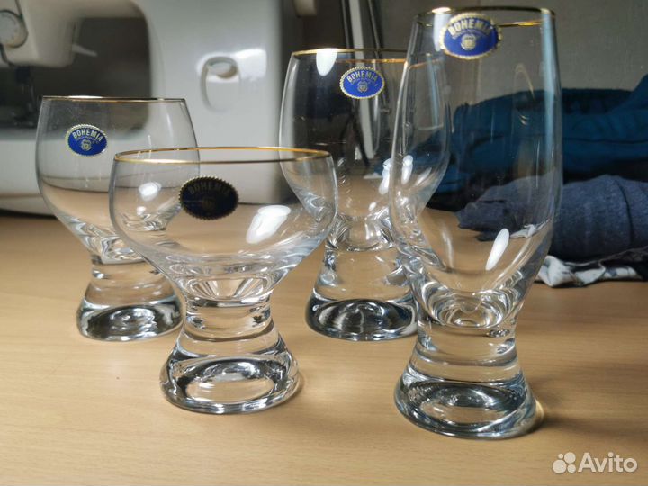 Фужеры бокалы богемия