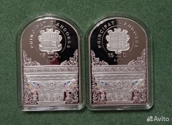 Монеты Андорра 2011 Мадонна Серебро