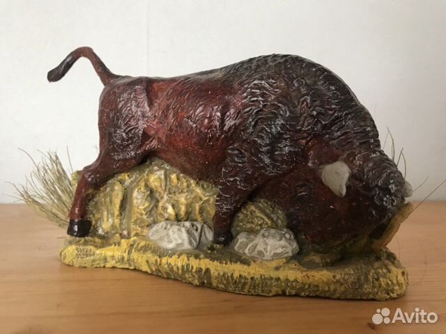 Бизон фигурка композит