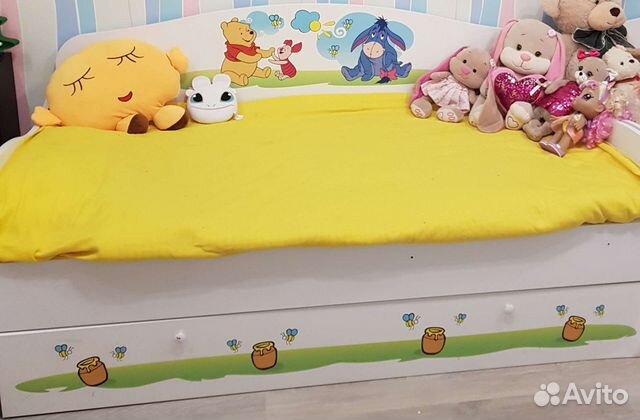 Детская кровать с матрасом 160на80