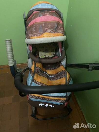 Коляска санки