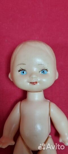 Кукла. Пластик. СССР. Пупс. Голубые глаза