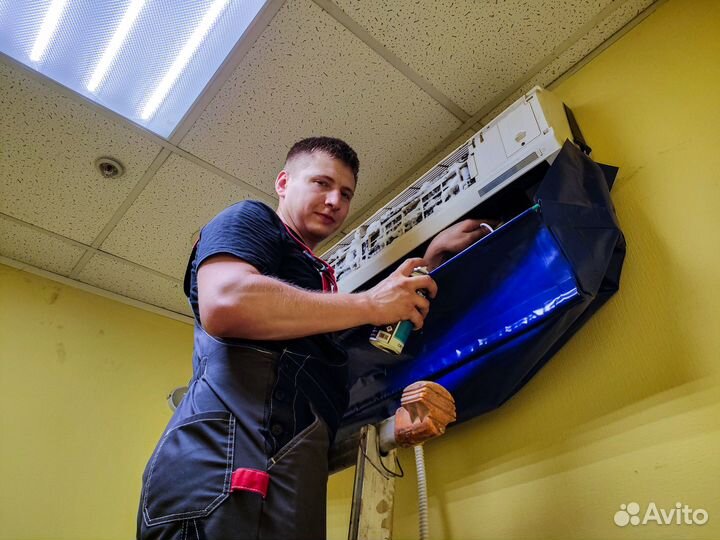 Ремонт, Чистка, Заправка фреоном Кондиционеров