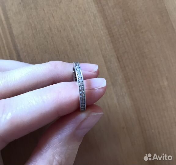 Кольцо и серьги Pandora оригинал