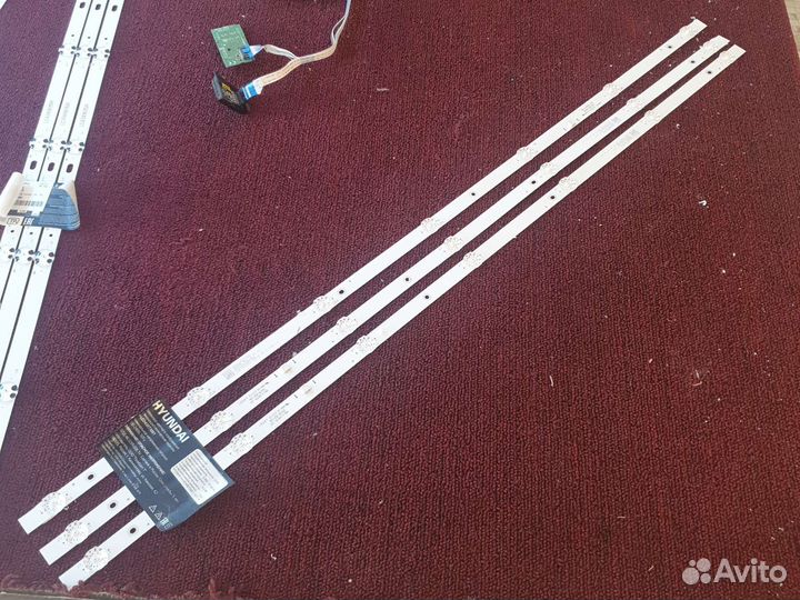 Le0d подсветка телевизора hyundai H-LED43ET3001