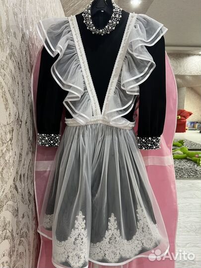 Школьный фартук и платье