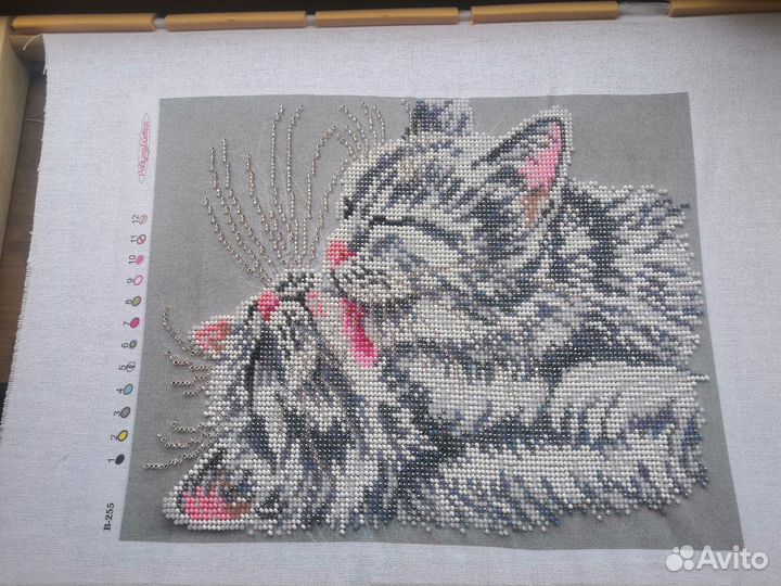 Картина бисером, ручная работа
