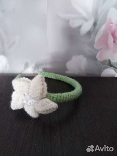 Ободок для волос ручной работы