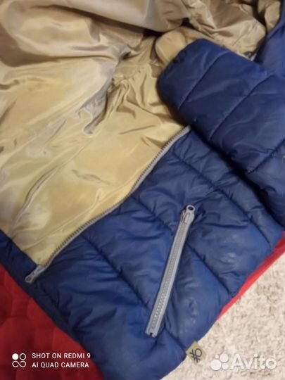 Пуховик для мальчика 140 Benetton