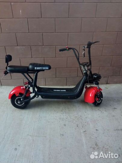 Электроскутер white siberia mini R 1200W