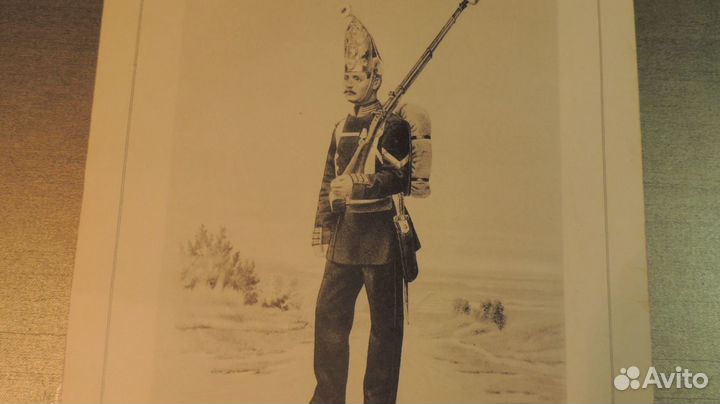 Литография павловский полк русская армия