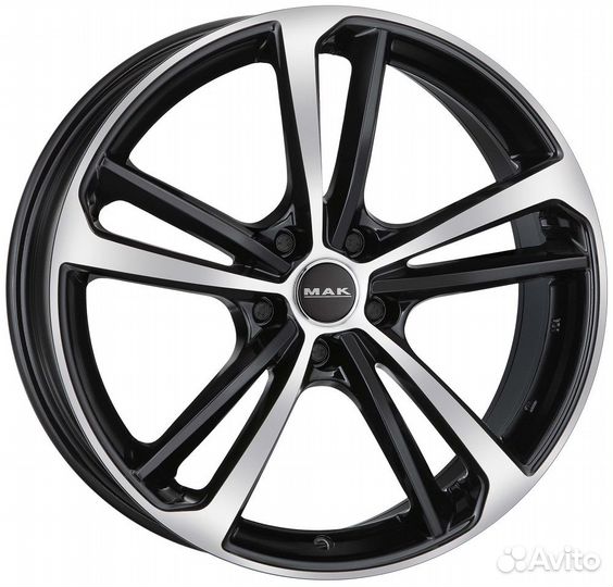 R21 5x112 9,5J ET25 D66,45 MAK Nurburg Black Mirror