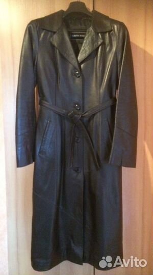 Плащ кожаный Freccia D'oro