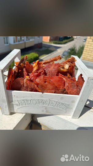 Мясные чипсы, джерки, слайсы, кнуты