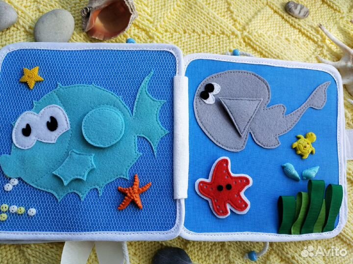 Развивающая книжка из фетра