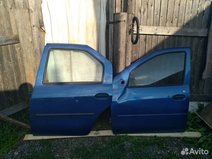 Двери на renault логан передняя и задняя левая