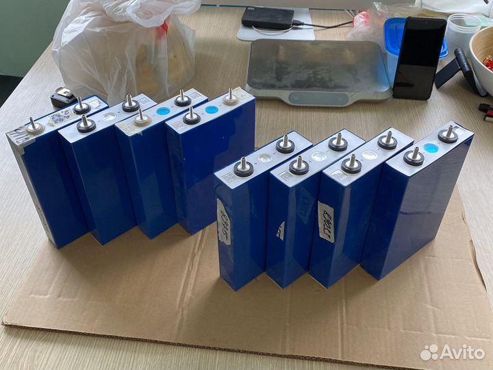 Аккумуляторы lifepo4 90ah EVE 3,2v 4 штуки 000