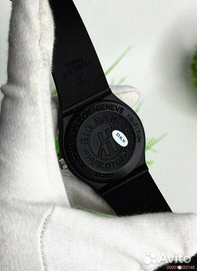 Наручные часы Hublot WHB3 чёрные (Арт.88526)