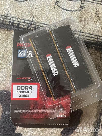 Оперативная память ddr4 16 гб, 3000mhz