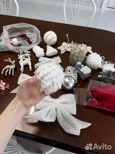 Елочные украшения пакетом