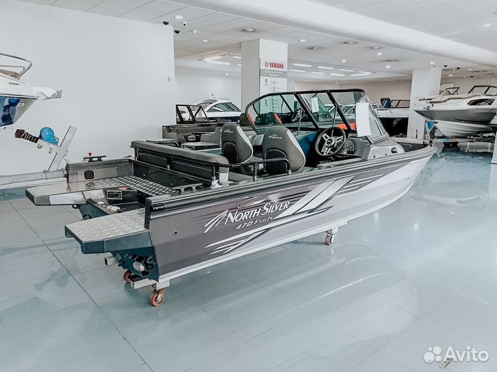 Алюминиевый рыболовный катер NorthSilver 470 Fish