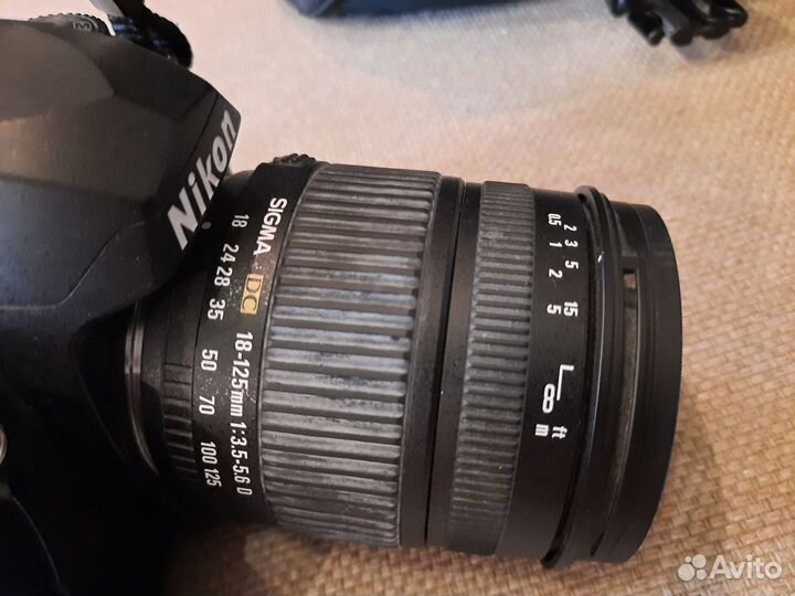 Nikon D70 + объектив Sigma + проф. сумка