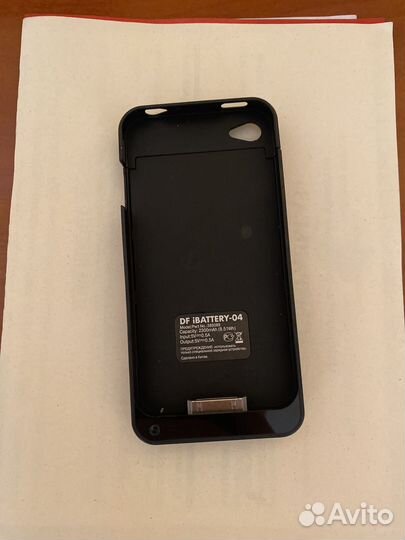 Чехол аккумулятор iPhone 4
