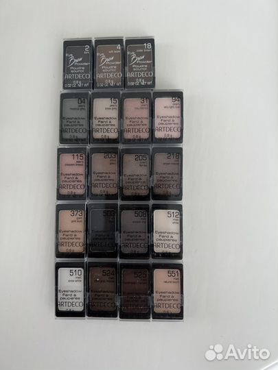 Тени и румяна artdeco новые из Германии