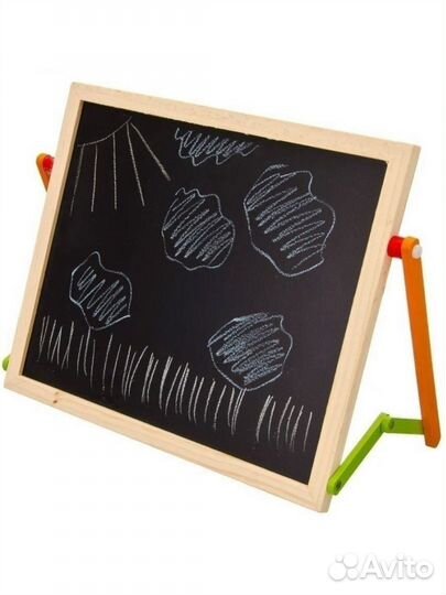 Мольберт детский двухсторонний настольный