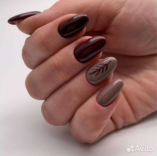 Маникюр+покрытие гель лак Наращивание
