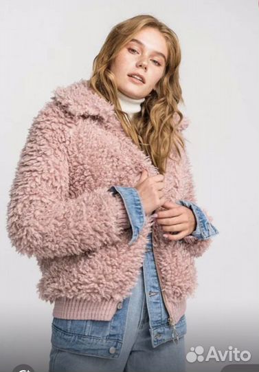 Куртка женская бомбер из шерсти