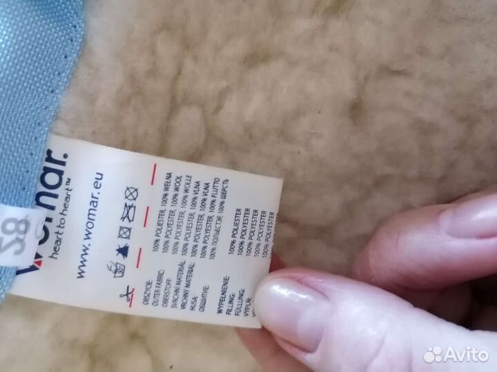 Зимний конверт в коляску на овчине Womar