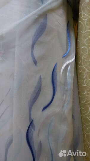 Тюль разный, готовые комплекты